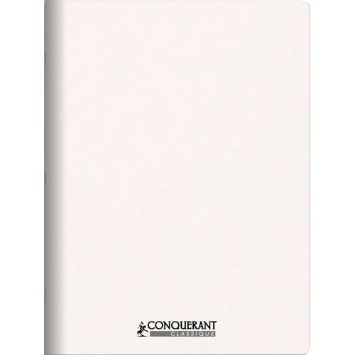 CONQUERANT Cahier classique agrafé 24x32 cm 96P, 90G, uni personnalisable photo du produit Principale L