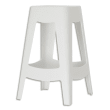PAPERFLOW Tabouret haut Bellini en polypropyl&egrave;ne Blanc - Dimensions : L44 x H68,5 x P44 cm photo du produit