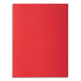 EXACOMPTA Paquet de 100 sous-chemises ROCK'S en carte 80 grammes coloris Rouge photo du produit