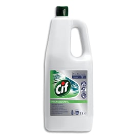 CIF PROFESSIONAL Bidon 2L Gel Nettoyant javellisé pour taches difficiles sols et surfaces Pro Formula photo du produit