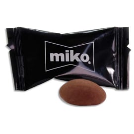 MIKO CAFE Boîte de 200 Amandines grillées, enrobées de chocolat au lait, emballées individuellement, 716g photo du produit