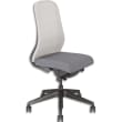 Fauteuil Souly synchrone ergonomique et design avec assise grise et dossier résille grise photo du produit