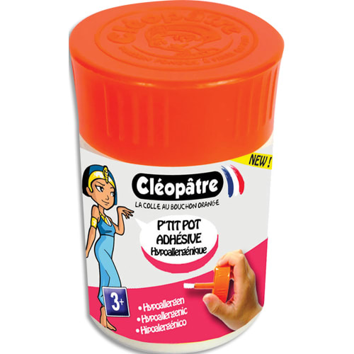 CLEOPATRE P'tit pot de colle adhésive hypoallergénique 50 gr avec pinceau intégré photo du produit Principale L
