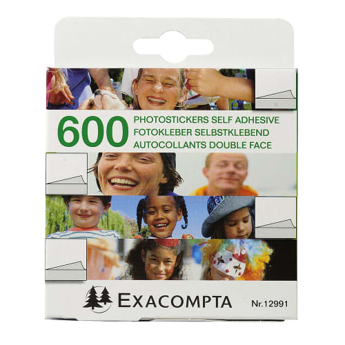 EXACOMPTA Boîte distributrice de 600 pastilles autocollantes doubles face photo du produit Secondaire 1 L