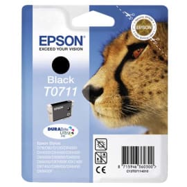 EPSON Cartouche Jet d'Encre DURABrite Ultra Noir ''Guépard'' (T0711) - C13T07114012 photo du produit