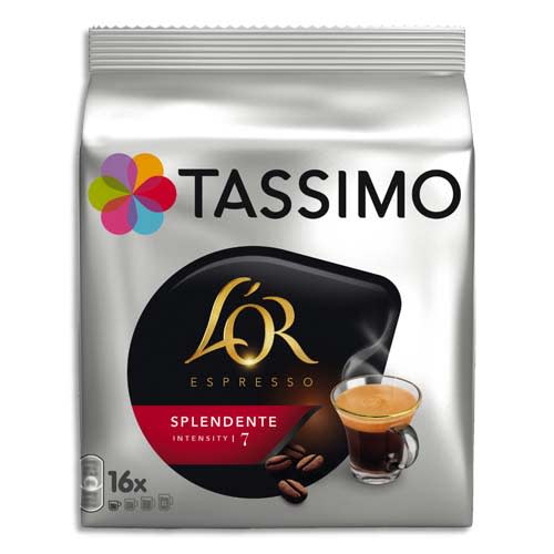 TASSIMO Sachet 16 doses de café torréfié moulu L'OR Expresso Splendente photo du produit Principale L