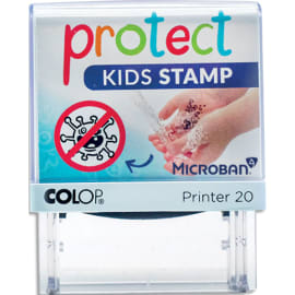 COLOP Tampon Printer 20 Protect Kids Microban, pour apprendre aux plus grands à se laver les mains photo du produit