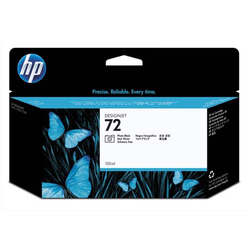 HP Cartouche Jet d'encre Noir 72 C9370A photo du produit Principale L