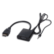 APM Convertisseur HDMI Mâle / VGA Femelle 10cm Noir 590472 photo du produit