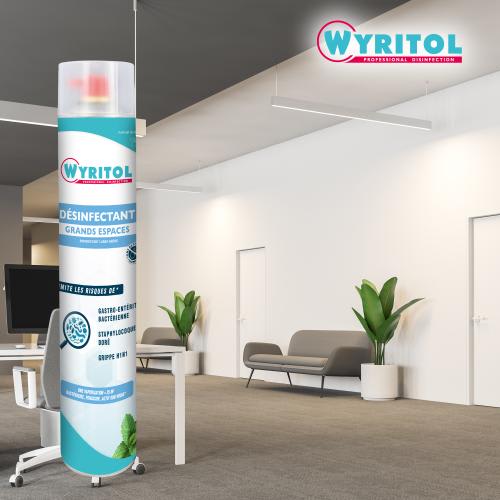 WYRITOL Désinfectant pour grands espaces. Actif sur virus. Parfum menthe naturel photo du produit Secondaire 2 L