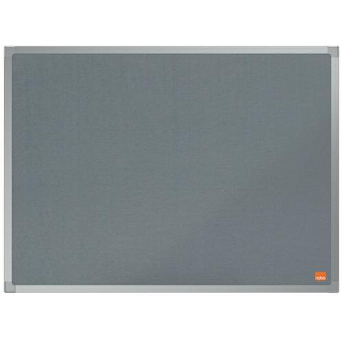 NOBO Tableau d'affichage en feutre Essence 2400x1200 mm - Gris - 1915441 photo du produit