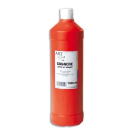 ART PLUS Gouache liquide 1 litre Rouge carmin prete a l'emploi photo du produit