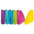 LEITZ Lot de 6 Porte-revues WOW. Dimensions (hxp) : 31,2 x 25,8 cm. Dos de 7,5 cm. Coloris Assortis photo du produit