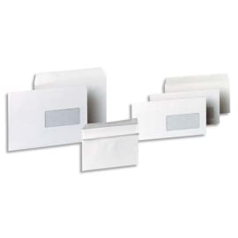 PERGAMY Boîte de 500 enveloppes Blanches sans fenêtre 80g C5 162x229 mm autocollantes photo du produit