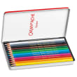 CARAN D'ACHE Boîte métal de 12 crayons de couleur Aquarellables SWISSCOLOR METAL SWISS DRAPEAU photo du produit