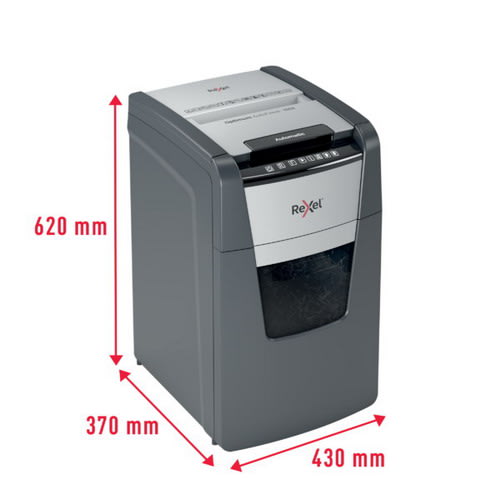 REXEL Destructeur de documents Optimum Auto+ 150X P-4 coupe croisée 4x28mm 150 feuilles 44 L 2020150XEU photo du produit Secondaire 2 L