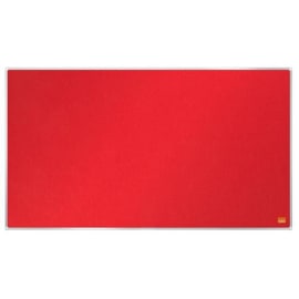 NOBO Tableau d'affichage Widescreen en feutre Impression Pro - 710 x 400 mm - rouge - 1915419 photo du produit