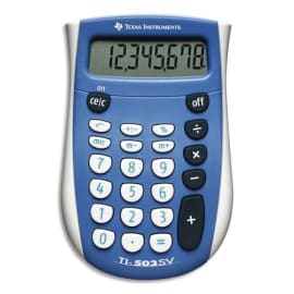 2 X Texas Instruments TI-College Plus Calculatrice scientifique Bleu Clair  : : Fournitures de bureau