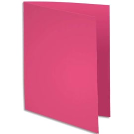 EXACOMPTA Paquet de 100 sous-chemises ROCK'S en carte 80 grammes coloris Rose photo du produit