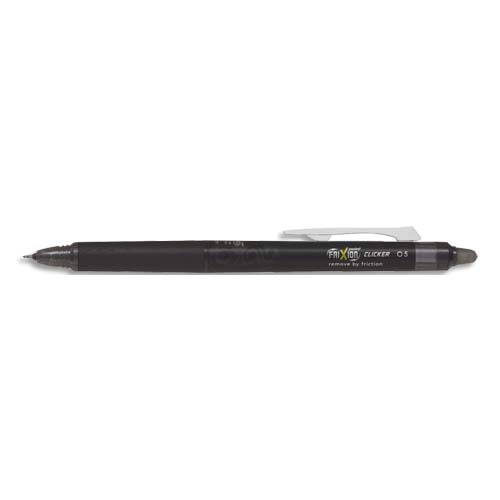 PILOT FriXion Point CLICKER 05 - Roller encre gel - Noir - Pointe Fine photo du produit Principale L