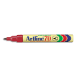 ARTLINE Marqueur ''70'' permanent indélébile pointe ogive 1,5 mm coloris rouge photo du produit