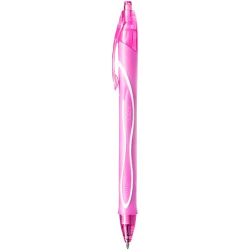 BIC Gel-ocity Quick Dry Stylo-Gel rétractable Pointe Moyenne (0,7 mm) - Rose photo du produit Secondaire 3 L