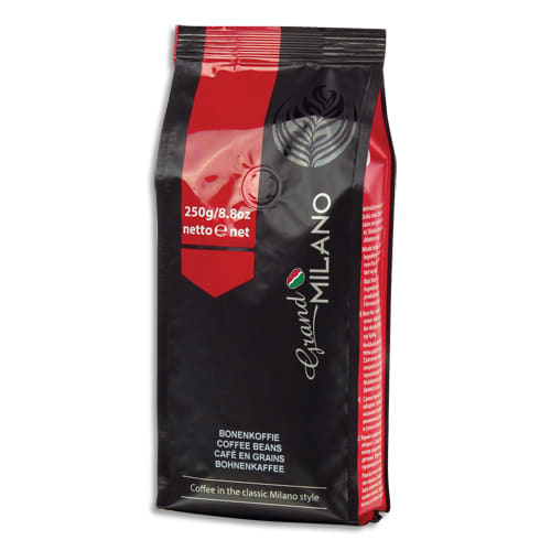 MIKO CAFE Paquet de 250g Café en grains ''Grand Milano'' ESPRESSO 95% Arabica 5% Robusta photo du produit Principale L