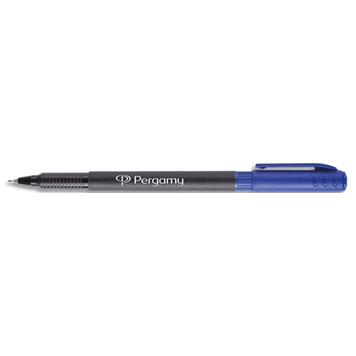 PERGAMY Stylo feutre pointe fine Bleu photo du produit Principale L