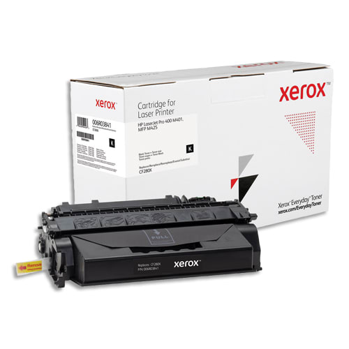 XEROX Cartouche de toner noir Xerox Everyday haute capacité équivalent à HP CF280X 006R03841 photo du produit Principale L