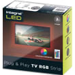 INTEGRAL Bandeau LED TV PLUG&PLAY 2m&egrave;tres, 24 LED/m 5V, 1,5W/m. R&eacute;glable avec t&eacute;l&eacute;commande Connecteur USB photo du produit