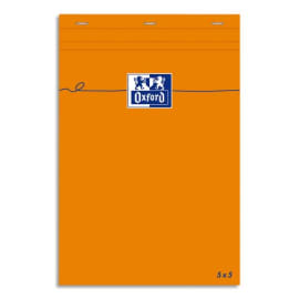 OXFORD Bloc IDEA format 7,4 x 10,5 cm 80 grammes r&eacute;glure 5x5 301201 photo du produit