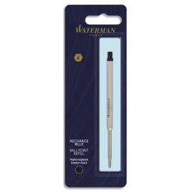 WATERMAN Blister 1 recharge bille moyenne coloris Noir photo du produit