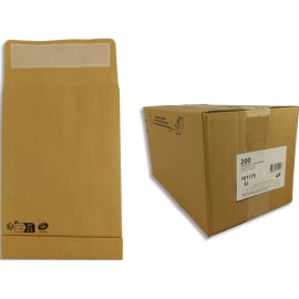 25 enveloppes kraft A5 / C5 auto-adhésives OXFORD 90g 162x229mm