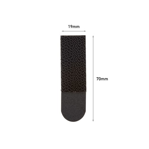 COMMAND Blister de 8 Languettes de fixation Command™ pour tableau, Moyen  modèle Noir Poids max 5,4 Kg ≡ CALIPAGE