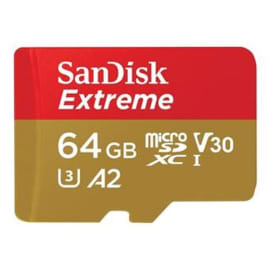 SANDISK Micro SD 64 Go Extreme V30 SDSQXAH064G photo du produit