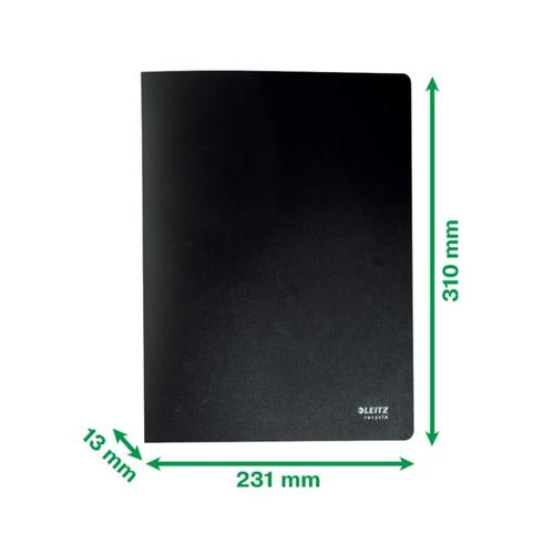 LEITZ Porte-vues Leitz Recycle, 20 pochettes, capacité 40 feuilles, noir photo du produit Secondaire 2 L