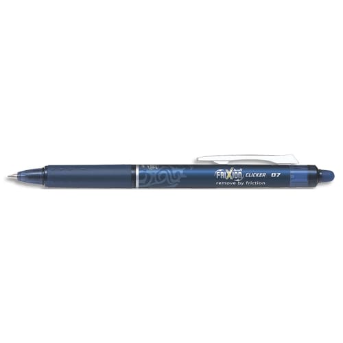 PILOT Stylo Roller FriXion Clicker rétractable, pointe moyenne Bleu photo du produit Principale L