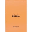 RHODIA Bloc audit format 21x 31,8 80 grammes perforé Jaune photo du produit