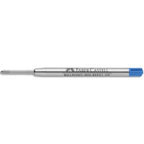 FABER CASTELL Recharge stylo bille XB bleue photo du produit Principale L