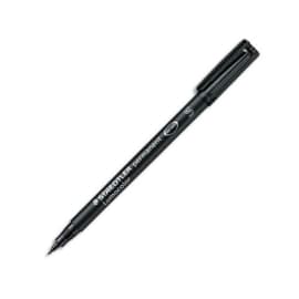 STAEDTLER Feutre multi-usages pour support lisse LUMOCOLOR Encre noire permanente Pointe superfine 0,4mm photo du produit