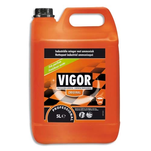 VIGOR Bidon 5 litres nettoyant industriel à l'ammoniac photo du produit Principale L