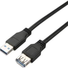 APM Rallonge USB-A / USB-A, USB 3.0, mâle / femelle, noir, 1.8m photo du produit