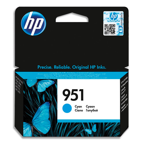 HP 951 Cartouche d'Encre Cyan Authentique (CN050AE) photo du produit