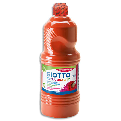 GIOTTO Flacon d'1 litre de gouache liquide couleur Rouge écarlate photo du produit Principale L