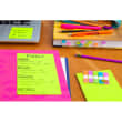 POST-IT Lot de 3 blocs Notes Super Sticky POST-IT® couleurs COSMIC 90 feuilles lignées 101 x 152 mm photo du produit Secondaire 1 S