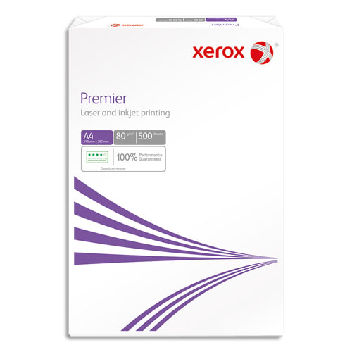 XEROX Ramette 500 feuilles papier très Blanc XEROX PREMIER A4 80G CIE 161 photo du produit Principale L