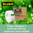 SCOTCH Boîte de 9 rubans Scotch Magic bague carton recyclé, 19mmx33m photo du produit Secondaire 1 S