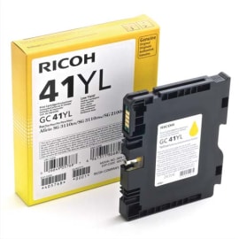 RICOH Cartouche gel Jaune 405768 GC41YL 600 pages Aficio SG 2100/3110 photo du produit