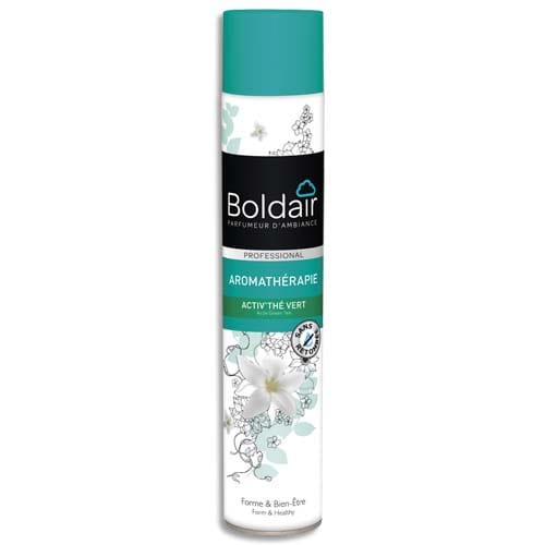 BOLDAIR Désodorisant d'atmosphère Activ 500 ml parfum Activ Thé Vert forme et bien-être aromathérapie Pro photo du produit