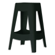 PAPERFLOW Tabouret haut Bellini en polypropyl&egrave;ne Noir - Dimensions : L44 x H68,5 x P44 cm photo du produit